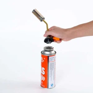 Compact Butane Flame Torch For Cooking And Craft Tasks